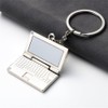 HADWAO Metal Simulation Notebook Computer Key Chain Car Bag Keychain