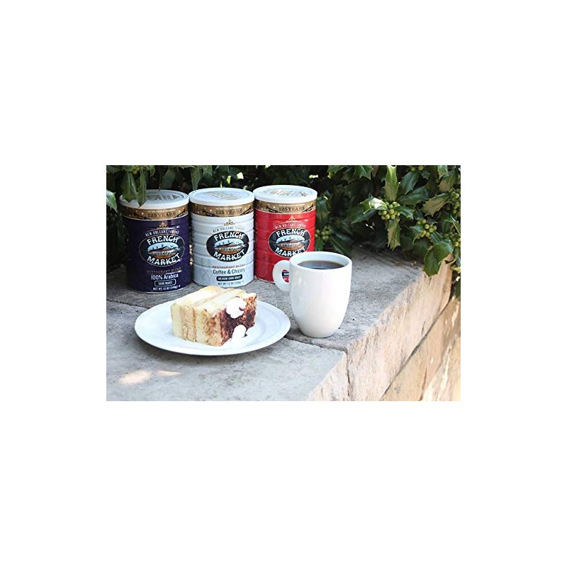 French Market Coffee & Chicory Medium-Dark Roast Ground Coffee, 12oz