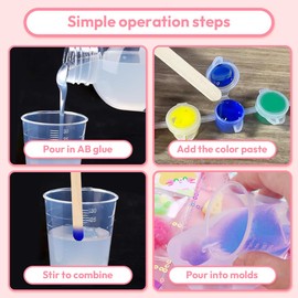 Squishy Maker, Squishy Craft Set, Cat Paw Soap Make Yourself Children, Mini Squishy Cat Claws Paw, DIY Soap Making Set, Squishy Paw Soft Crumple Ball Toy for Girls Children