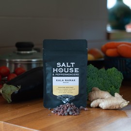 Kala Namak Rock Salt Gourmet Himalayan Black Salt Medium Grain 60g