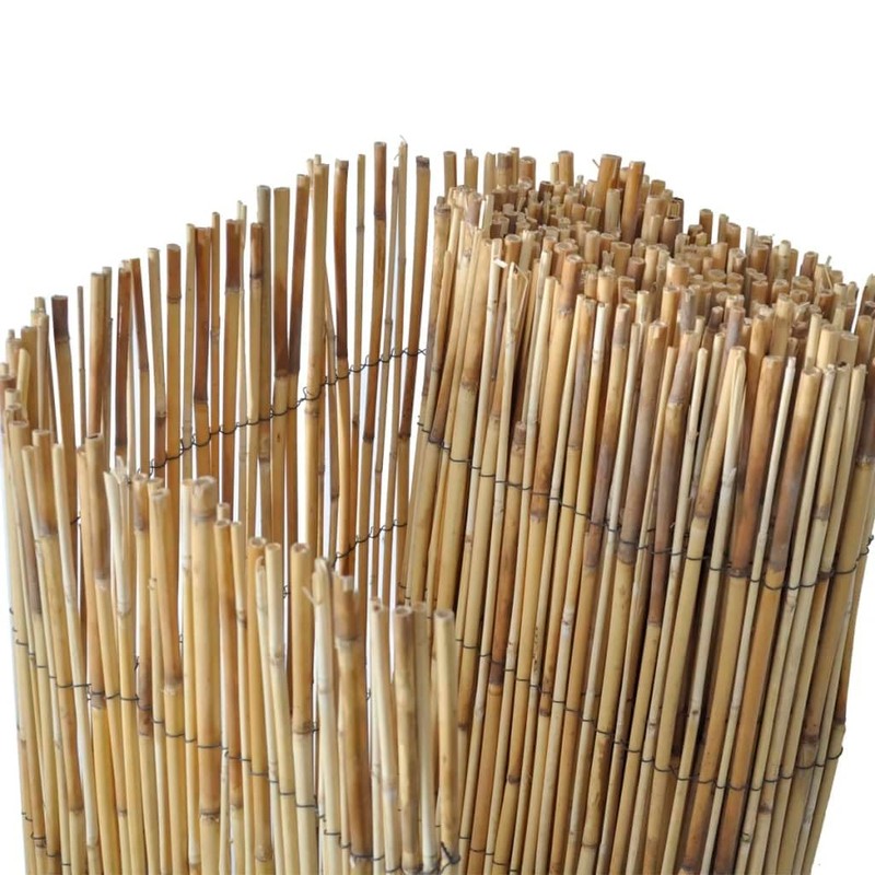 vidaXL Garden Reed Fence 500x100cm Outdoor Patio Backyard Screen Barrier