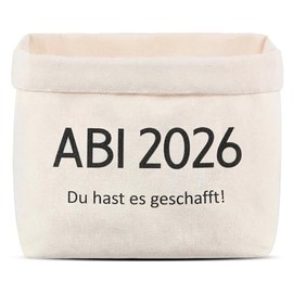 Sinmoe ABI 2026 Gifts Bread Basket Made of Fabric Du hast es geschafft Gift Basket Empty Graduation 2026 Gift Packaging Passed Exam Gift Idea Graduation Decoration Bag