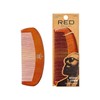 RED by Kiss Premium Wood Men Long Beard Comb, Easy