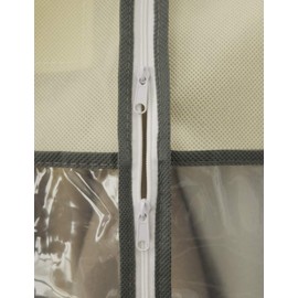 Greenet Garment Bags for Storage Closet Garment Bag Garment Storage Bag Hanging Storage Bags for Clothes Clothing Cover Storage Organizer, Breathable and Odorless, Non-Woven Fabrics, 47" X 13" X 22"