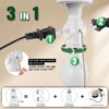 2-Pack E26 Light Socket Adapter - Converts Medium Screw Socket