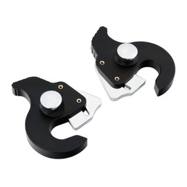MNMSYH Bar Rack Docking Latch Clip Kit Black (Aluminium Alloy) (1 Pair Luggage Latch)