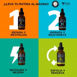 Kit 4 Serum Vitamina C  Suero Acido Hialuronico  Serum Niacinamida  Suero cido Gliclico Quotidien - Skin Care - Cuidado Facial Para Todo Tipo De Piel 