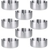 Ashtray Round Stainless Steel Ashtray 8cm Stainless Steel Ashtray 8