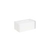 Jonathan Adler Hollywood Long Tissue Box - Clear, White, One
