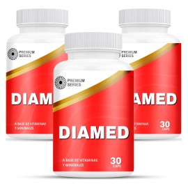 Diamed | 3 Frascos | 90 Cápsulas | Supplement Premium Natural