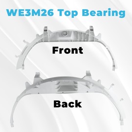 Dryer Front Bearing kit WE49X20697 for G.E Dryer (WE3M26 Top Front Bearing, WE9M30 Drum Felt, WE12M29 Drive Belt, WE1M1067 Bearing Slides, WE1M504 Glide Slides) by TOMOON