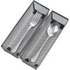 BYCY Silverware Drawer Organizer, Mesh Utensil Organizer for Kitchen Storage,