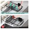 Urackify Dish Drying Rack in Sink - Expandable (14.5''-18''L) Over