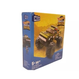 Mega Construx Hot Wheels: (2021) 86pc V8 BOMBER Monster Truck Building Set NEW