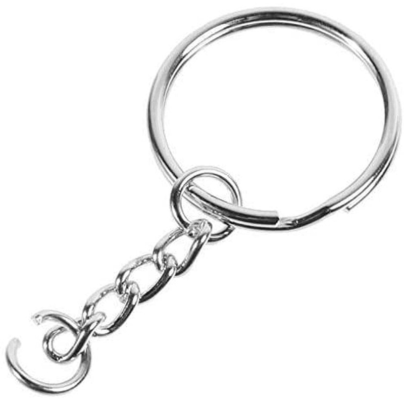 Round Acrylic Keychain Blanks (4 In, 20 Pack)