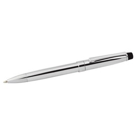 Chrome Rollerball Pen – Metal – Art EL48027 LAN. 14 cm, Bre. 1.2 cm 1.2 cm High – Ten by Varotto & Co.