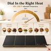 ASBRAVO Electric Warming Tray, 10-Sec Fast Heat,8 Temps & 24