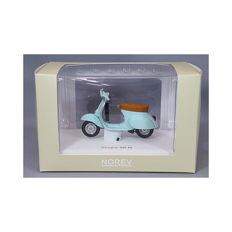 noreb 1/18 vespa 50n 1969 aqua marina blue