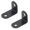 Biqing 2PCS LED Light Bar Side Mounting Brackets Universal Double