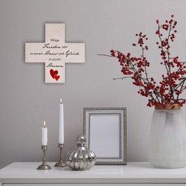 House Blessing Stone May Peace 15 x 15 cm