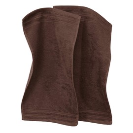 Erwin Müller Heidelberg Guest Towel Pack of 2, 100% Cotton, Brown, 30 x 50 cm, Lightweight, Quality, Absorbent, Quick-Drying, Compact, Ideal for Sports, Beach, Travel (Other Colours)