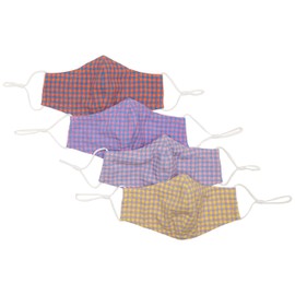 Quality Durables (クオリティ デュラブルズ) 4枚パック ユニセックス 大人用 再利用可能 織物フェースカバー