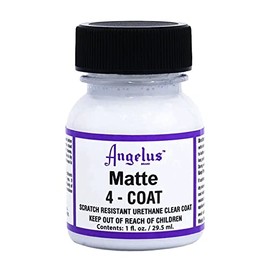 Angelus 4-Coat Finisher, 1 Ounce Bottle, Matte (902-01-000)