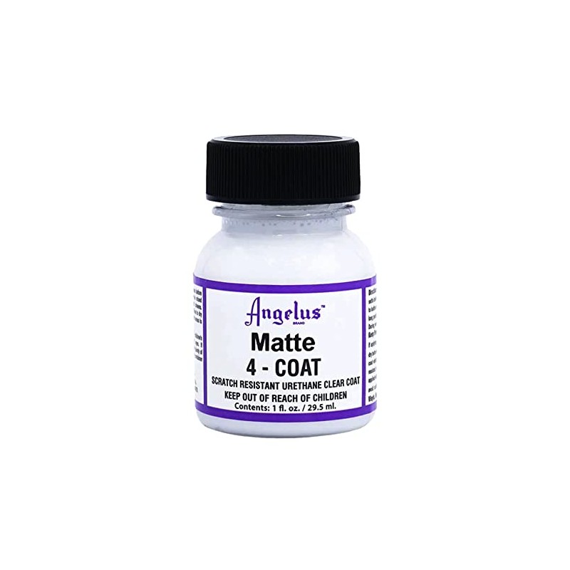 Angelus 4-Coat Finisher, 1 Ounce Bottle, Matte (902-01-000)