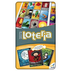 Novelty Board Game Lotería Tradicional, Caja Metálica