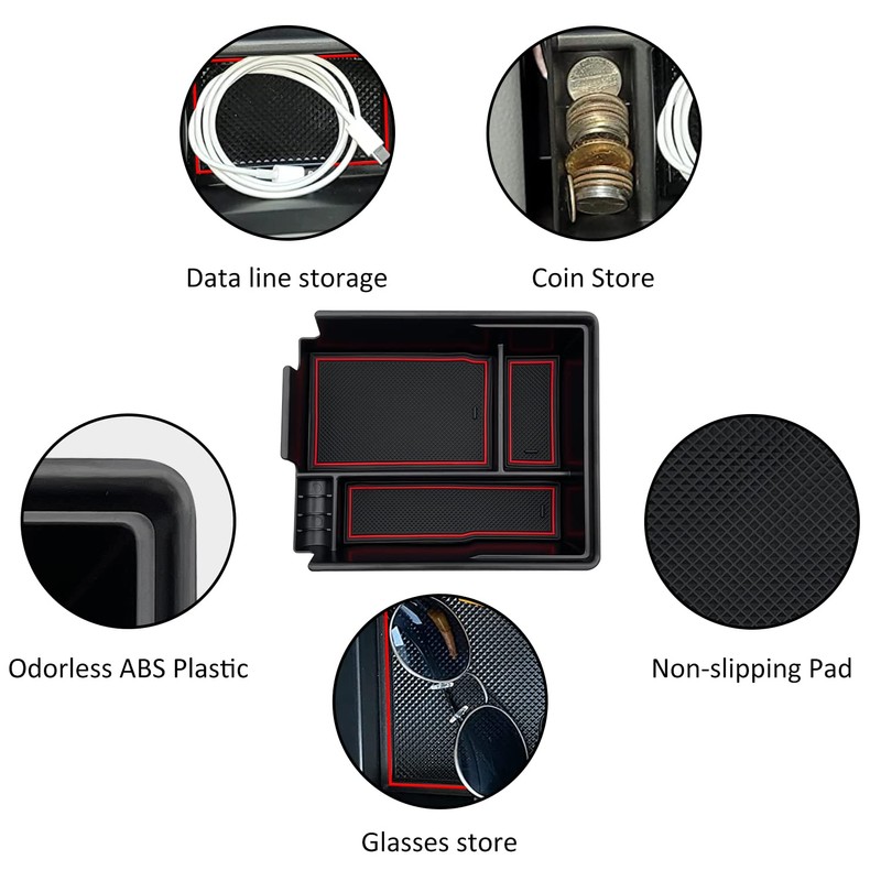 JOJOMARK Compatible with Hyundai Palisade Accessories Center Console Tray Organizer