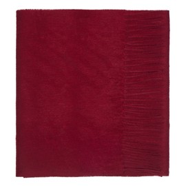 Lona Scott Pure Lambswool scarf - Wine (Shepherds Land), 165 X 30 cm