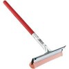 Carrand 9031R Red 8" Metal Squeegee Head with 16" Wood