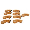 9pcs Golf Club Cover PU Leather Stylish Portable Golf Head