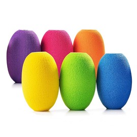 6 Pcs Special Supplies Egg Pen-Pencil Grips,Foam Pen Grips Handwriting Pen Grips,Reusable Pen Writing Aid Holder Soft Cushioned for Handwriting, Drawing, Coloring Drawing Right or Left Handed Use
