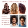 Peine De Masaje De Pulpo Adecuado Para Cabello Rizado Y