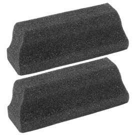 UPIQNG 2Pcs Beard Trimmings Sponge Beard Cleaning Brush Hair Cleaning Sponge Compact Barber Brush Broken Hair Scrub Sponges Sink Sponge for Bathroom Kitchen Hairdressers