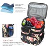MIYCOO Lunch Bag & Lunch Box for Women Men, Double