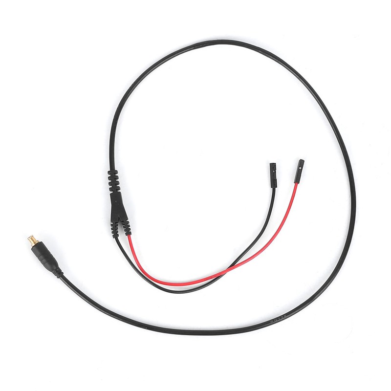Test Cable Jumper Wire Connector with 2mm Testing Hook Red