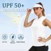 JINSHI White Golf Shirt Womens Dry Fit Pickleball Shirts Women