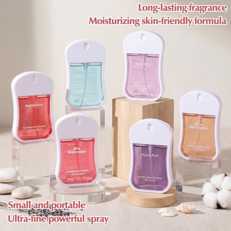 Dansib 24 Pcs Hydrating Hand Sanitizer Spray Bulk