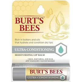 Burt's Bees Bálsamo labial, ultra acondicionador con mantequilla Kokum, 0.15 onzas (paquete de 4)