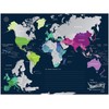 The World Traveler's Scratch-off Map 32'' x 24'' Poster