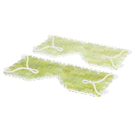 LazyGa Jade Eye Mask, Facial Cooling Mask with 100% Real Jade for Hot & Cold Therapy to Reduce Wrinkles, Puffiness, Migraines, and Anti-Aging