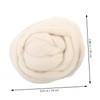 OSALADI Natural Roving Wool Fiber for Needle Felting Soft DIY