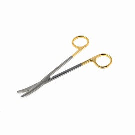 Metzenbaum Scissors Tungsten Carbide Inserts Stainless Steel Surgical Medical Shears With Blunt/Blunt Tips Veterinary Professional Instruments (5.75" - Curved)