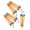 Kisangel 5pcs Tennis Ball Storage Pouches Wall Mounted Mesh Organizer