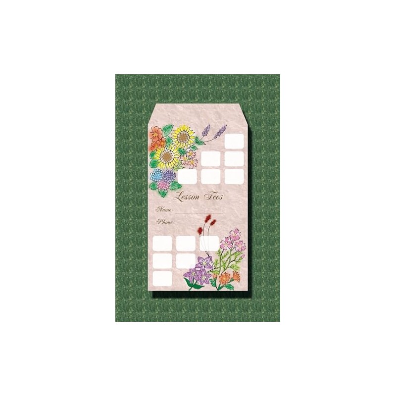 月謝袋 四季の花 10枚