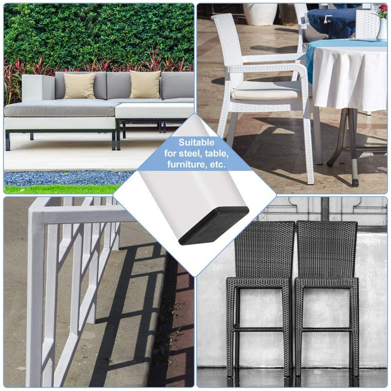 CaSuTong 8 Pack 2 3/8 Inch (60mm) Square Plastic Plugs,