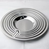 Nagao Tsubamesanjo Round Prep Stainless Steel Tray, 4.9 inches (12.5