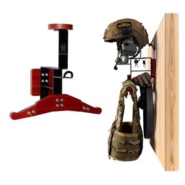 OneTigris Gear Wall Mount, Motorcycle Helmet Holder Stand Jacket Hanger  Organiser Hanging  for Football, Cycling, Skiing Gear -Christmas Gifts 2024 - Color: WN